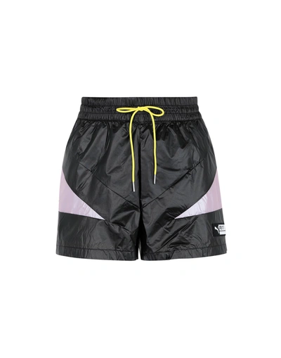 Puma Tz Short  Woman Shorts & Bermuda Shorts Black Size S Nylon