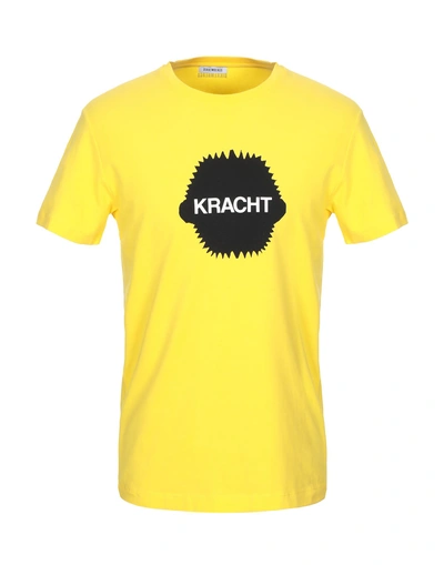 Bikkembergs T-shirts In Yellow