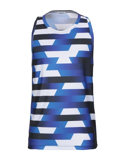 Bikkembergs Tank Tops In Blue