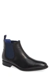 Ted Baker Tralnn Chelsea Boot In Black Leather