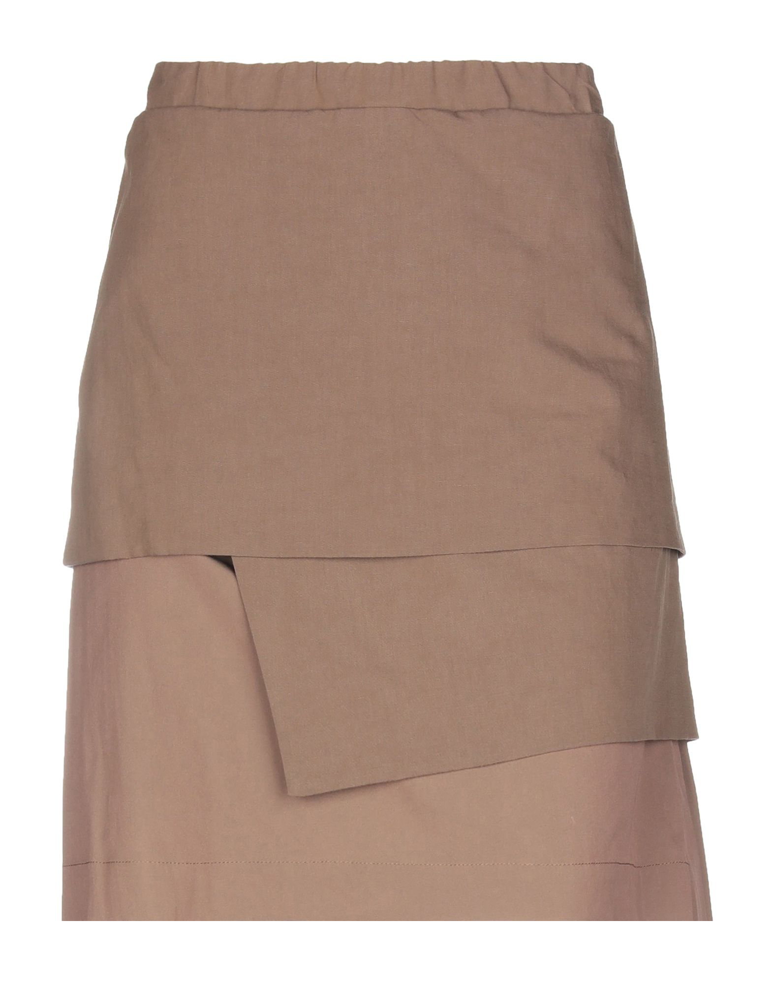 Brunello Cucinelli Knee Length Skirt In Brown | ModeSens