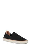 Ugg Women's Sammy Slip-on Knit Sneakers In Black Rib Knit Fabric