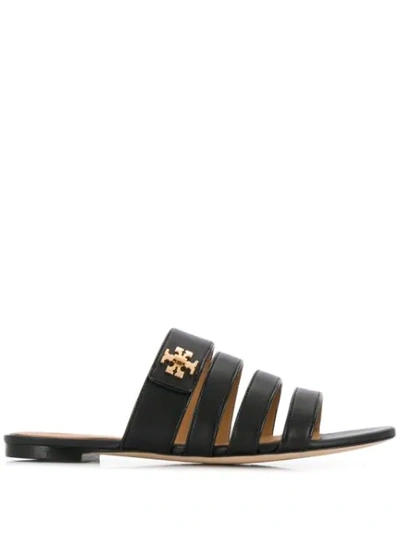 Tory Burch Women's Kira Multi-band Slide Sandals In Black