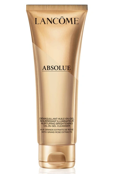 Lancôme Absolue Nurturing Brightening Oil-in-gel Cleanser With Grand Rose Extracts In 125 ml