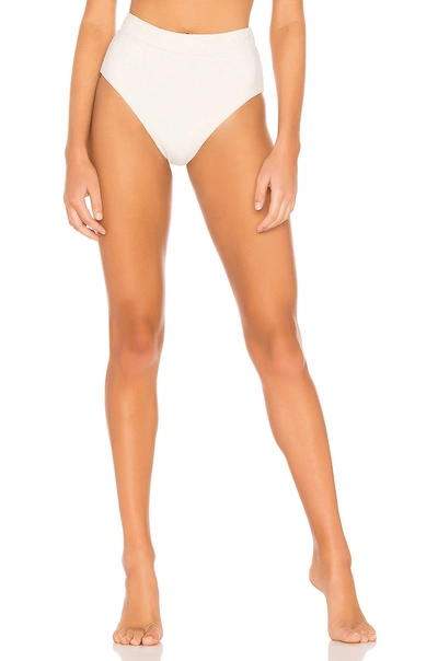Amuse Society X Flynn Skye Adley High Waist Bikini Bottom In White