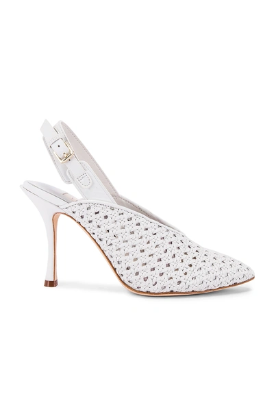 Alice And Olivia Idina Heel In White