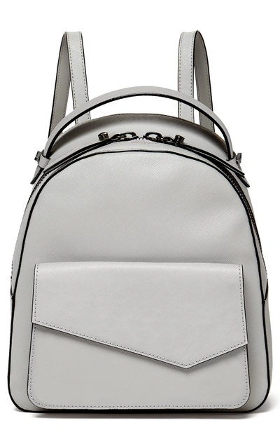Botkier Cobble Hill Calfskin Leather Backpack - Grey In Silver Grey