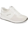 Michael Michael Kors 'allie' Sneaker In Optic White Leather/ Canvas
