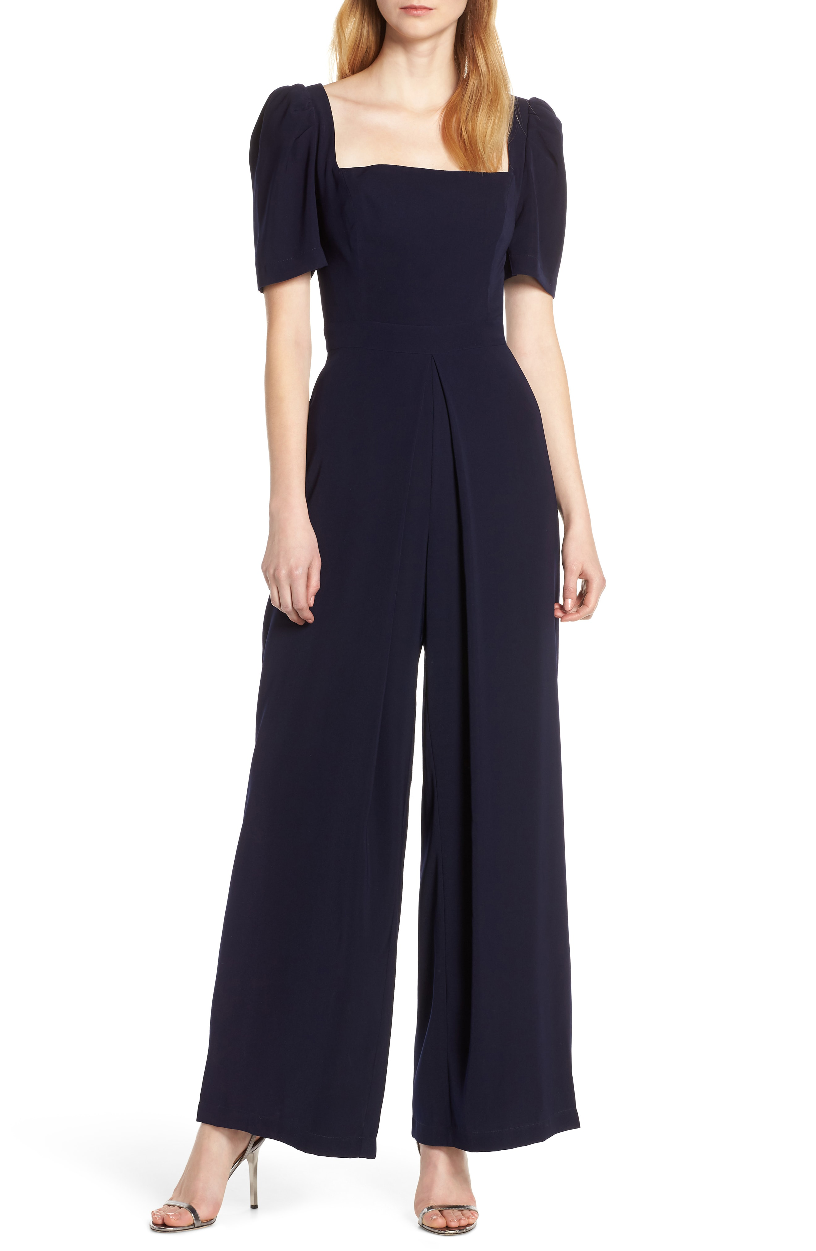 square neck jumpsuit