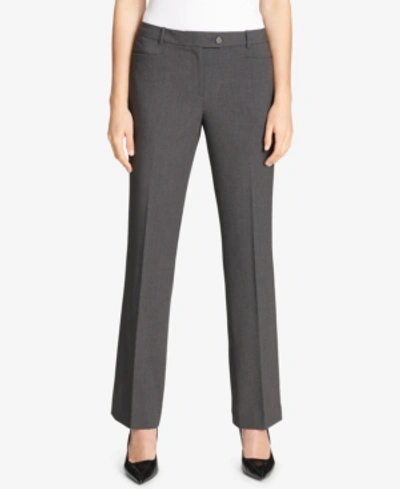 Calvin Klein Modern Fit Trousers In Charcoal