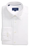 Eton Soft Casual Slim-fit Pique Cotton Sport Shirt In White