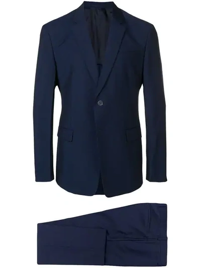 Prada Two Piece Formal Suit In Blue