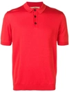 Nuur Classic Polo Shirt In Red