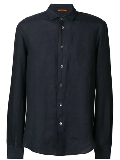 Barena Venezia Classic Button Up Shirt In Blue