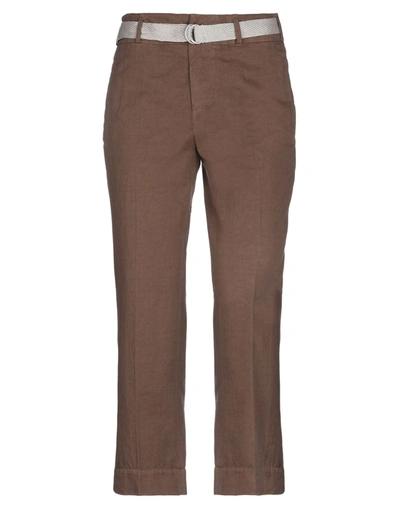 Incotex Casual Pants In Cocoa