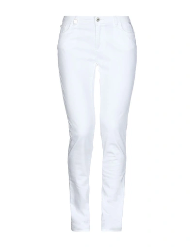 Trussardi Jeans Pants In White