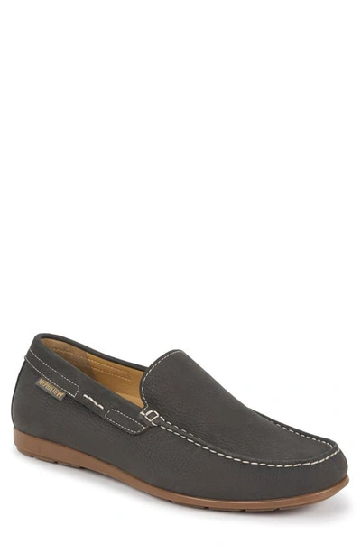 Mephisto 'algoras' Slip-on In Graphite Suede