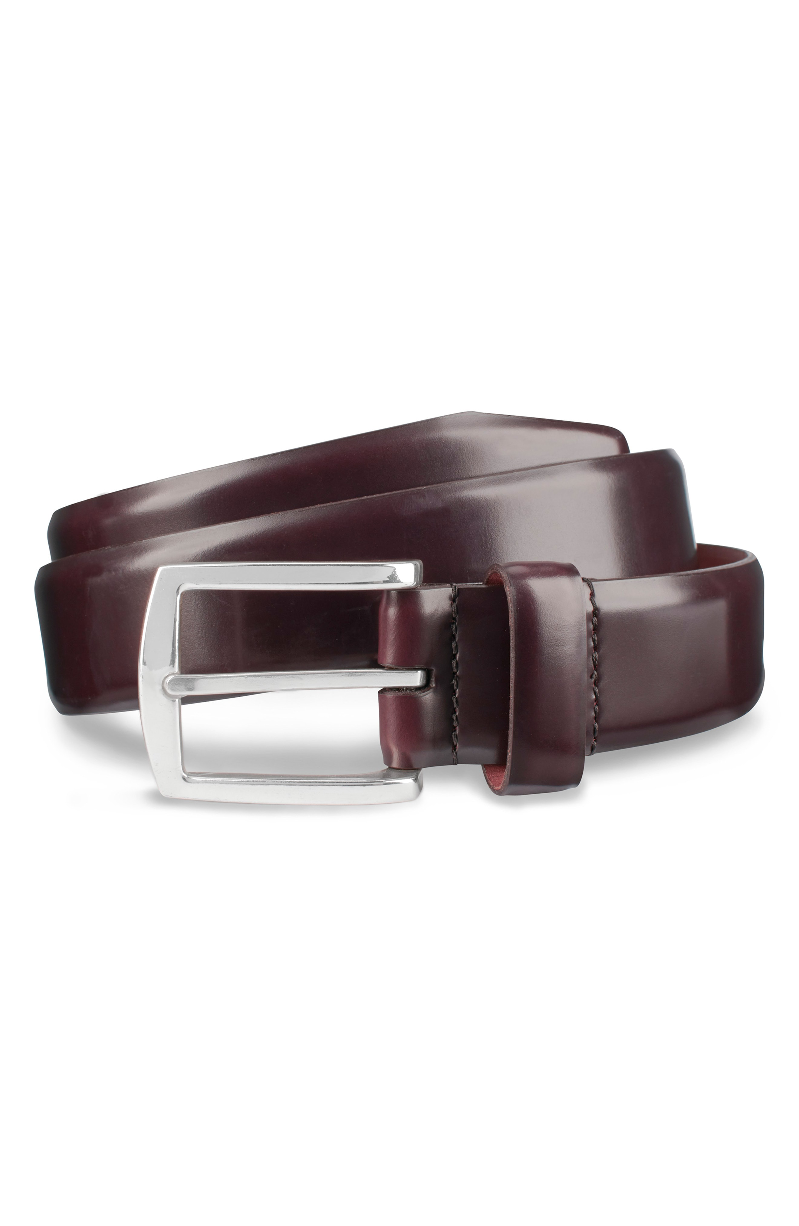 allen edmonds tan belt