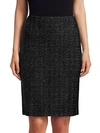 Nanette Lepore Sneaky Knit Pencil Skirt In Black