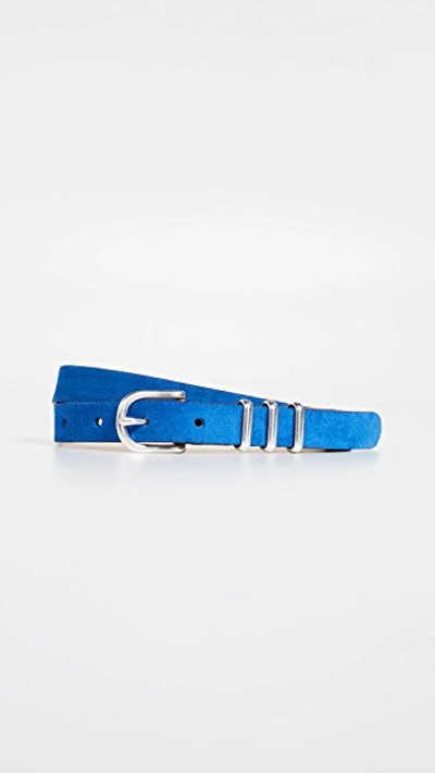 Rag & Bone Jet Belt In Cobalt