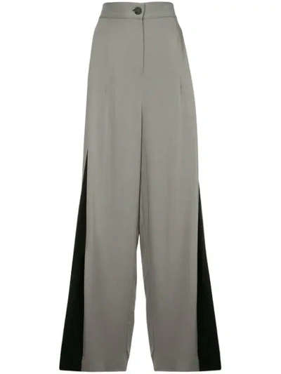 Taylor Attained High Rise Trousers In Grey
