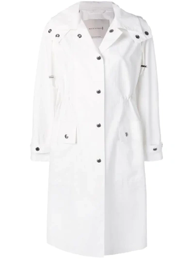 Mackintosh White Hooded Coat Lm-098st