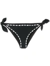 Moschino Trompe L'oeil Tie Side Briefs In Black