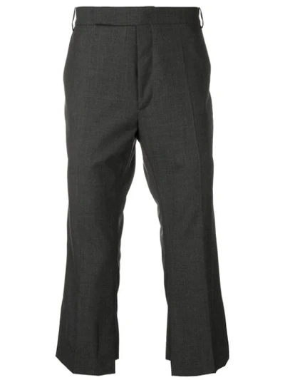 Namacheko Mid-rise Cropped Trousers In Grey