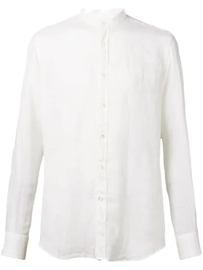 Glanshirt Regular-fit Linen Shirt In White