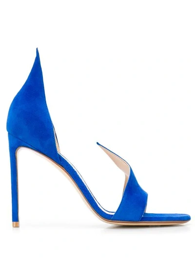Francesco Russo Flame Sandals In Blue