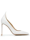 Francesco Russo Flamme Pumps In White