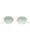 Eyepetizer Claire Sunglasses In Gold