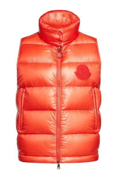 Moncler Helsinki Quilted Down Vest In Red | ModeSens