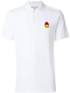 Ami Alexandre Mattiussi Polo Shirt Smiley Patch In White