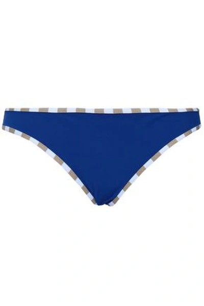 Diane Von Furstenberg Low-rise Bikini Briefs In Royal Blue