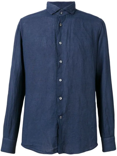 Glanshirt Slim-fit Shirt In Blue