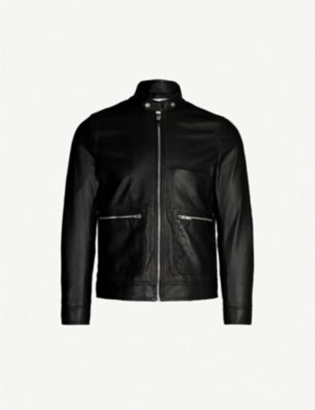 Reiss martel leather jacket discount