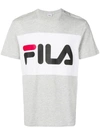 Fila Logo Print T In Grey