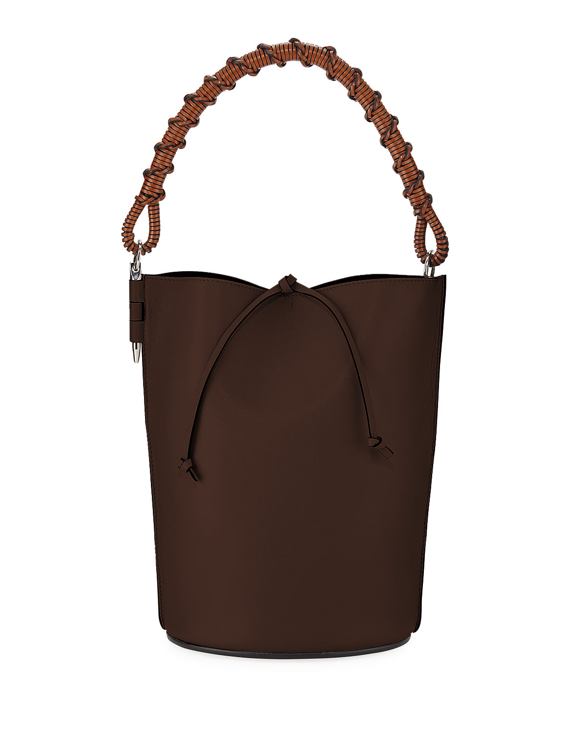 Loewe Gate Leather Bucket Bag In Brown ModeSens
