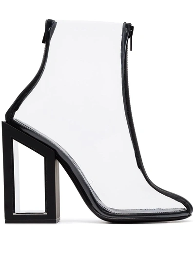 Nicholas Kirkwood Black Void 105 Pvc Ankle Boots