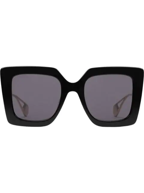 gucci black frame glasses