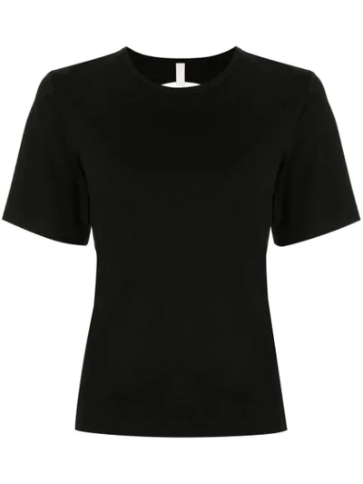 Dion Lee Layered Back T-shirt In Black
