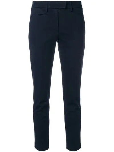 Dondup Skinny Trousers In Navy