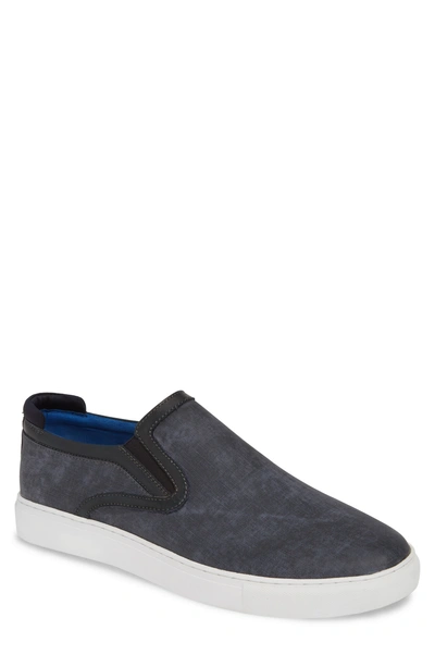 English Laundry Jack Slip-on In Blue Suede