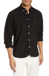 Billy Reid Staff Slim Fit Sport Shirt In Black