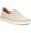 Ugg Women's Sammy Chevron Metallic Knit Slip-on Sneakers In Jasmine Suede