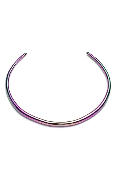Alexis Bittar Liquid Thin Collar Necklace, 16 In Multi Color