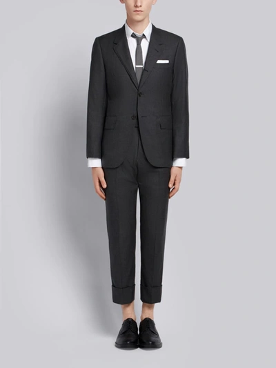 Thom Browne Wide-lapel Two-piece Suit In Grey