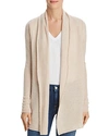 C By Bloomingdale's Cashmere Open-front Cardigan - Exclusive In Heather Oatmeal