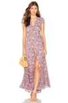 Endless Summer Lindsay Wrap Dress In Secret Garden